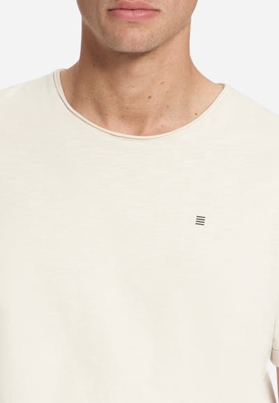 Katoenen Slub T-shirt