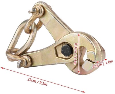 Dailygoods- Schaar 3 Ton - Zelfspannende Klem - Koolstofstaal - Goud - Voor Autoschadeherstel - Hoogwaardige Duurzaamheid - Trekklem