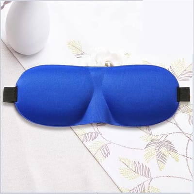 Oogmasker Om Te Slapen - Slaapmasker Ogen - Goede Nachtrust - 3D Ontwerp - Basic - Blauw