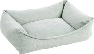 Orthopedische hondenmand – orthopedisch hondenbed – Premium Line – Pure luxe hondenbed 65 x 50 x 20 cm – Extra memory foam voor maximaal comfort – Flamingo Baldar Mand Groen