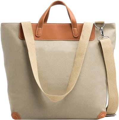 Schoudertas Dames - Handtas Canvas - Dagelijks Gebruik - Multifunctioneel Ontwerp - 31 x 35 cm - Multicolor