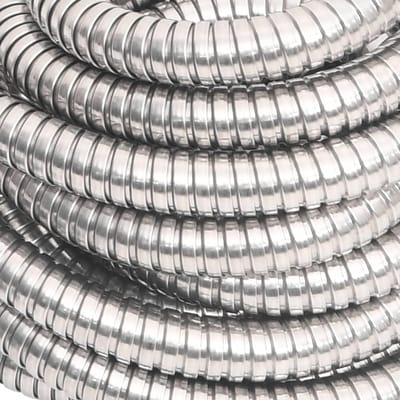 Tuinslang met sproeikop - Flexibele waterslang - Tuin bewateren - 8 sproeipatronen - 30 meter - Zilver