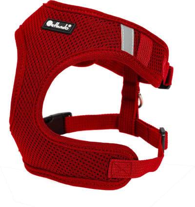 Petlando Hondenharnas Mesh Vest Rood - Hondentuig - Xxs 14-18/25-34 Cm