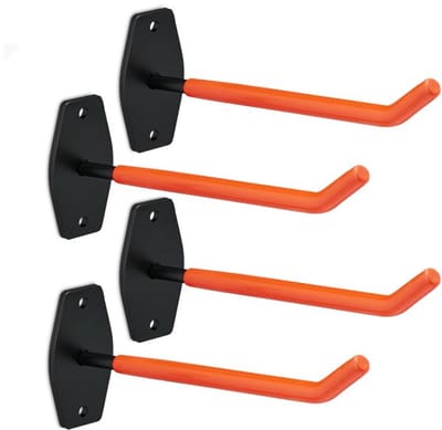 Doodadeals® Ophangsysteem Banden – Banden Houder Muur – Set van 4 Autobanden Muurhaken met PVC-coating – Tot 40 kg Draagkracht