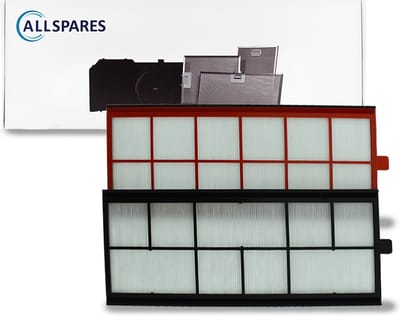 AllSpares WTW-Filter (set van 2) Filterklasse G4/F7 geschikt voor J.E. StorkAir ComfoAir 350/500/550 (500x198x14mm)