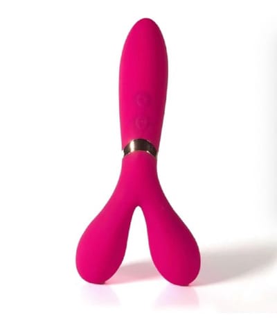 Bien à Deux 2-in-1 Vibrator – Dubbele Stimulatie voor Clitoris, Vagina & Anus – Ergonomisch Design – 10 Standen – USB Oplaadbaar