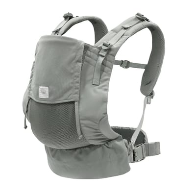 Stokke Limas Mesh, Glacier Green - Ademende draagzak met hoogwaardige stoffen - Veilig voor baby's van 1 maand/4-15 kg - Inclusief afneembaar tasje voor benodigdheden