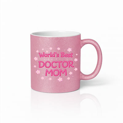 World's Best Doctor Mom Mok - Lief Cadeau voor Moederdag & Artsen - Keramische Koffiebeker - Roze