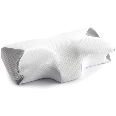 Sleeptight Vlinderkussen - Hoofdkussen tegen Nekklachten - Ergonomisch Kussen - Apneu Anti Snurk Slaapkussen – Orthopedisch Traagschuim Memory Foam - 65x35x13cm