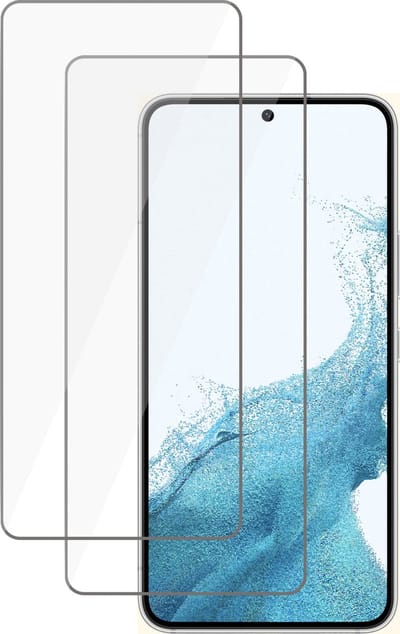 Screenprotector geschikt voor Samsung Galaxy S22 - Tempered Glass Screen Protector - 2 Stuks