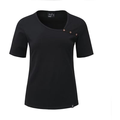 Forplay T-shirt - Carlotta - S tot XXL - voor Vrouwen - zwart