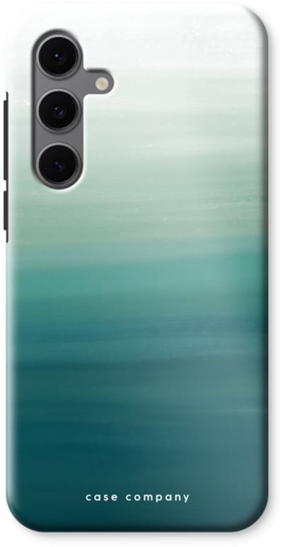 Case Company® - Hoesje geschikt voor Samsung Galaxy S24 FE hoesje - Ocean - Tough Case - Maximale Bescherming alle Kanten en Schermrand