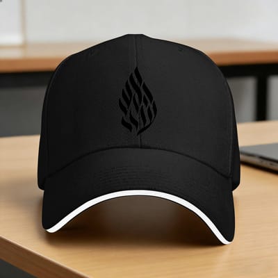 Ma Casquette de Baseball Rebbe Nachman Fire Kpop Rock Sun Chapeau Trucker Femme Homme Design Décontracté Casquettes de Baseball One Size black
