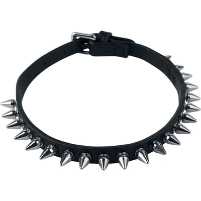 Killstar Spears Choker Choker zwart L Polyurethaan -