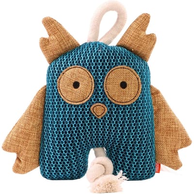 Mbw MiniFeet Uil Touw Hondenspeelgoed (Blauw)