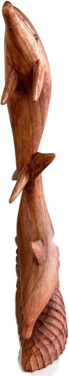 houten beeld / houten figuur / vintage style / houten dieren / houten sculptuur /