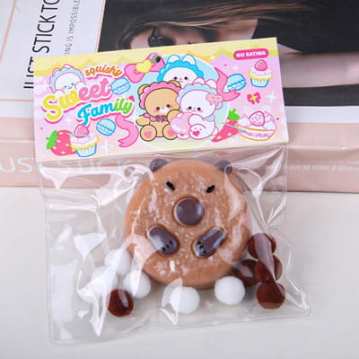 Capybara Squishy Speelgoed Langzame Terugslag Schattige Bruine Beer Dier Stressverlichting Fidget Sensorisch Speelgoed ideaal voor Kinderen Volwassenen Decompressie Cadeau