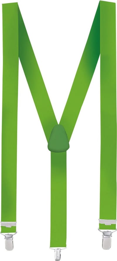 Jumada - Bretels voor Mannen - Geschikt voor Business, Bruiloften en Feesten - Praktische en Modieuze Accessoire voor op Kantoor - neon groen
