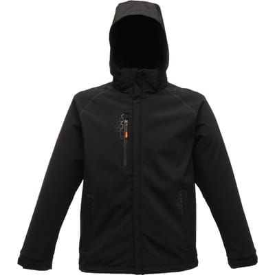 Regatta Heren X-Pro Repeller Softshell Jacket (waterafstotend) (Zwart)