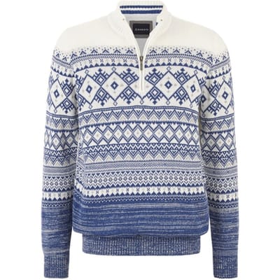 Babista herren Trui - 48/50 - koningsblauw - Plus Size
