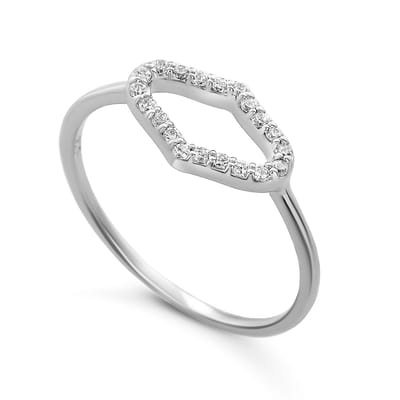 Orphelia 'Normandië' Dames 925 Sterling Zilveren Ring - Zilver ZR-7574