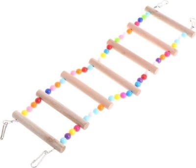 Vogel ladder/loopbrug | vogel Speelgoed | Huisdieren | vogel schommel -vogel ladder -parkiet ladder - parkiet speelgoed -vogel brug -vogel hangmat -speelgoed voor vogels| Dierendag | Geschenk | Cadeau | Gift | Papegaai | Zitplank | Hanger |31 x 12 cm