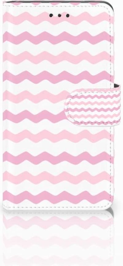 Nokia 7 Telefoon Hoesje Waves Roze