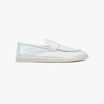 Omnio milan loafers heren off-white leer