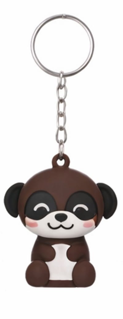 Kawaii Kuties 3D Keychain – Luiaard Napo – Cute Sloth Bag Charm 6 cm – Relaxed Cadeau