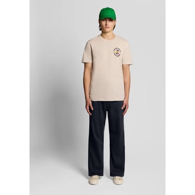 Broek Lyle & Scott Enzyme Wash Pleated