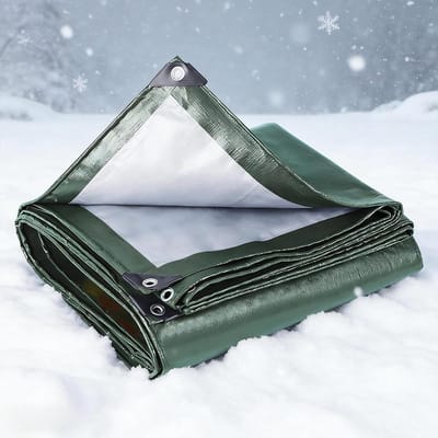 Zeildoek Zwaar Uitgevoerd - Dekzeil Waterdicht - Buiten Beschermen - UV Bescherming - 300x500 cm - Groen