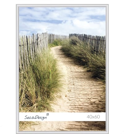 Fotolijst - SecaDesign - 40x60 cm Fotomaat - Zilver - Posterlijst