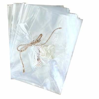 Merkloos - Cellofaanzakjes - 15x20 cm - 100 stuks - Transparant