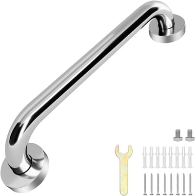 RVS Badkamer Veiligheidsbeugel 30 cm - Stevige Douchegrijpstang voor Ouderen en Gehandicapten
