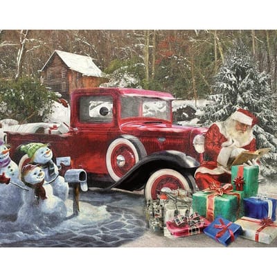 5D DIY Diamond Painting Mooie Kerstman Borduurmozaïek Kruissteek Strass Decor 20X30CM gray