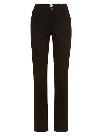 Body fit recht broek van lyocell-mix met aandeel van modal en katoen model 'CAROLA'