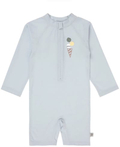 Lässig - UV - Swimsuit - Lange mouw - Ice Cream - Blauw - Maat 92
