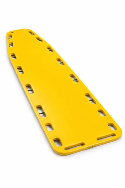Spineboard Reddingsbrancard 16 inch – Ferno Millennia Backboard – Professionele EHBO & Ambulance Brancard – Geel