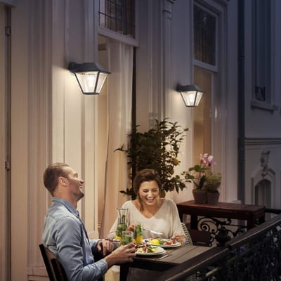 Philips Buitenwandlamp Alpenglow - Antraciet - E27