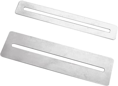 Fretboard Protector 2-delige Set - Roestvrij Staal - Flexibel - Geschikt voor Gitaar/Bas - Voorkomt Krassen/Beschadigingen - Gitaarbeschermer