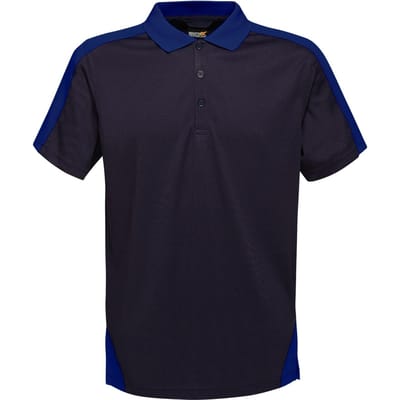 Regatta Herencontrast Coolweave Polo Shirt (Marine/Nieuw Koninklijk)