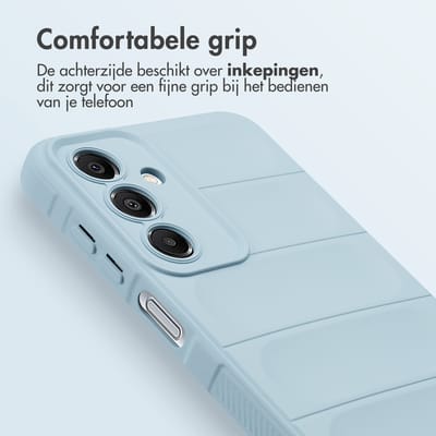 imoshion Hoesje - Geschikt voor Samsung Galaxy A16 (4G) / A16 (5G) - EasyGrip Backcover - Lichtblauw