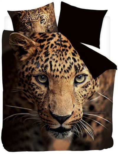 Snoozing Lupard - Dekbedovertrek - Lits-jumeaux - 260x200/220 cm - Multi kleur