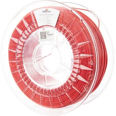 Spectrum Filaments 80746 PET-G/PTFE Filament PETG/PTFE Chemisch bestendig 1.75 mm 1000 g Traffic Red, Rood 1 stuk(s)