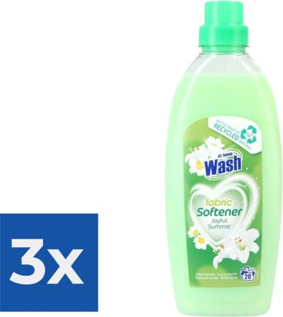 At Home Wasverzachter Joyful Summer 750 ml - Voordeelverpakking 3 stuks