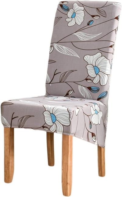 Elastische Stoelhoezen Set van 6, Grote Wasbare Hoezen voor Eetkamerstoelen, Bescherming tegen Honden en Vlekken