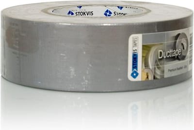 Stokvis Ducttape Grijs 50x50mm - 10944