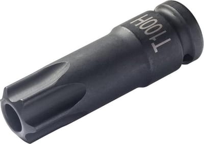 SW-Stahl 05389L schroevendraaierbit I 1/2 I TR-profiel I T100 x 75 mm I schroevendraaierbit voor Torx I zeskantinzet