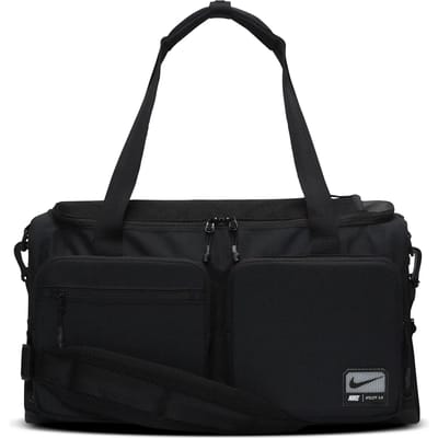 Nike Duffel Tassen Unisex - Zwart - One Size - Poly (Polyester)