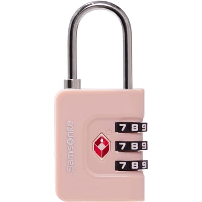 Samsonite reisaccessoires - combilock 3 dial TSA - rose